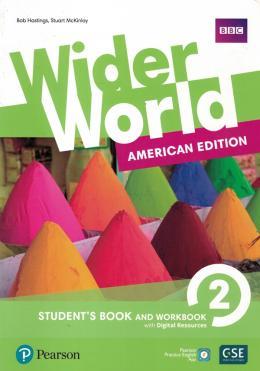 WIDER WORLD (AMERICAN) 2 STUDENT + WORKBOOK + ONLI