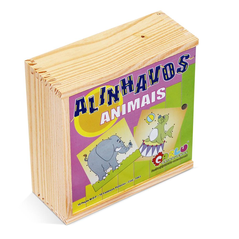 ALINHAVOS ANIMAIS MDF 10PCS/10 CAD.