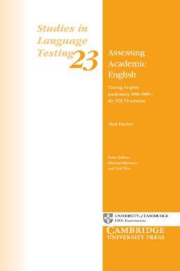 ASSESSING ACADEMIC ENGLISH