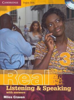 CAMB ENG SKILLS REAL LIST & SPEAK 3 W/ANS AUDIO CD