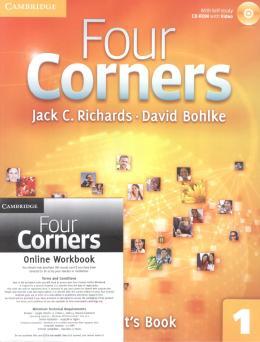 FOUR CORNERS 1 SB WITH CDROM AND ONLINE WB