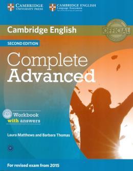 COMPLETE ADVANCED WB W/ANS & CD 2ED
