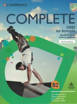 COMPLETE FIRST FOR SCHOOLS SB W/O ANS W/ONLINE PRA