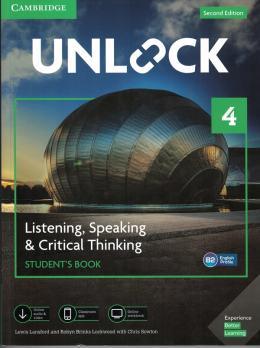 UNLOCK 4 LISTEN SPEAKING SB MOB APP ONL WB 2ED