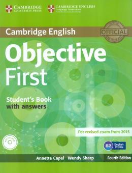 OBJECTIVE FIRST 4ED SB W/ANS & CD