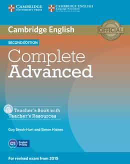 COMPLETE ADVANCED TB W/TEACHERS RESOURCES CDROM 2E