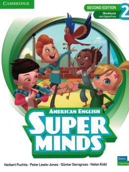 AMER SUPER MINDS 2 WB W/DIGITAL PACK 2ED