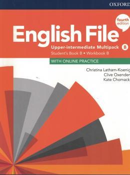 ENGLISH FILE UPPER-INTERM B SB/WB MULTIPK 4ED