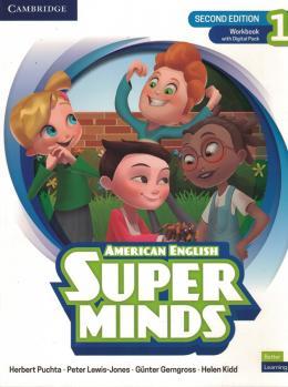 AMER SUPER MINDS 1 WB W/DIGITAL PACK 2ED