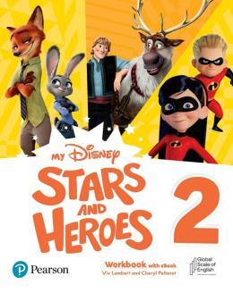 MY DISNEY STARS & HEROES LEVEL 2 WORKBOOK WITH EBO