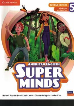 AMER SUPER MINDS 5 WB W/DIGITAL PACK 2ED