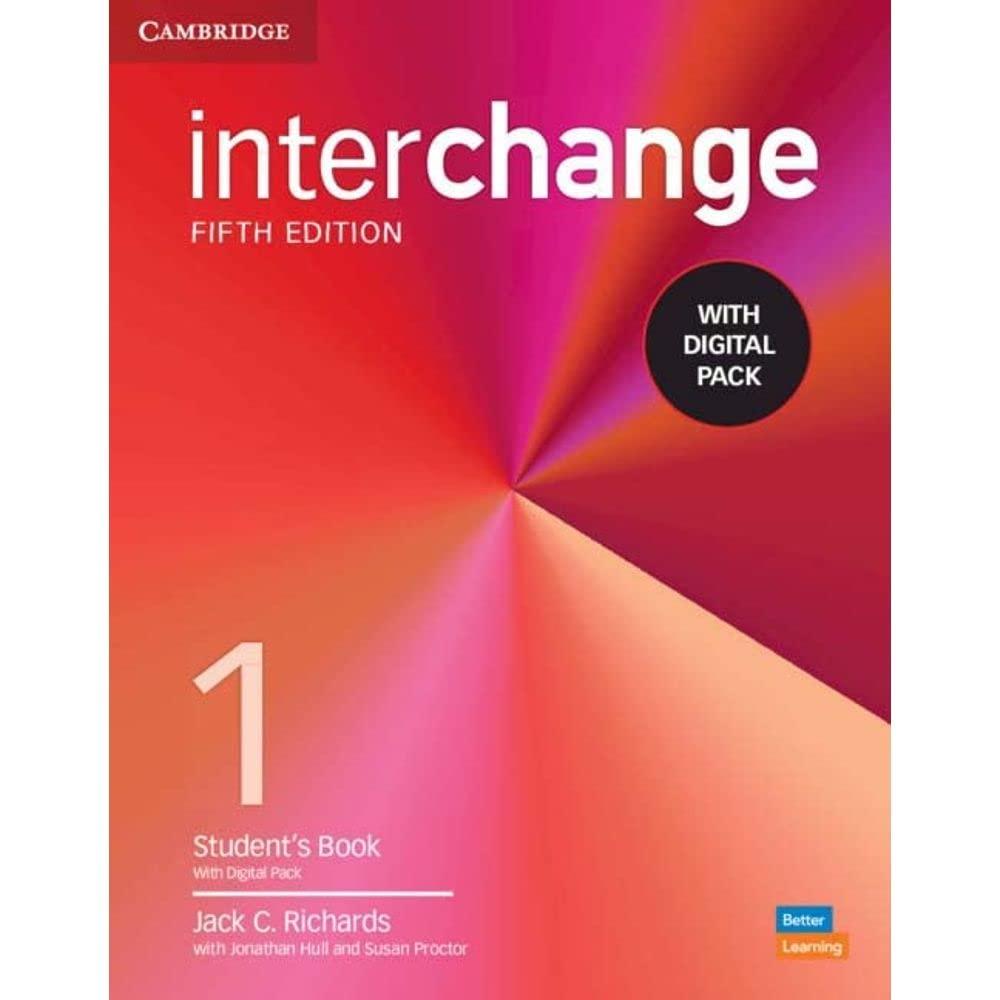 INTERCHANGE 5ED 1 SB WITH DIGITAL PACK