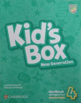 KIDS BOX NEW GENERATION 4 WORKBOOK WITH DIGITAL PACK AMERICA