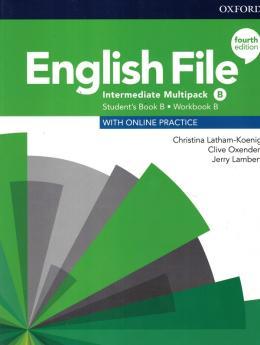 ENGLISH FILE INTERM B SB/WB MULTIPK 4ED